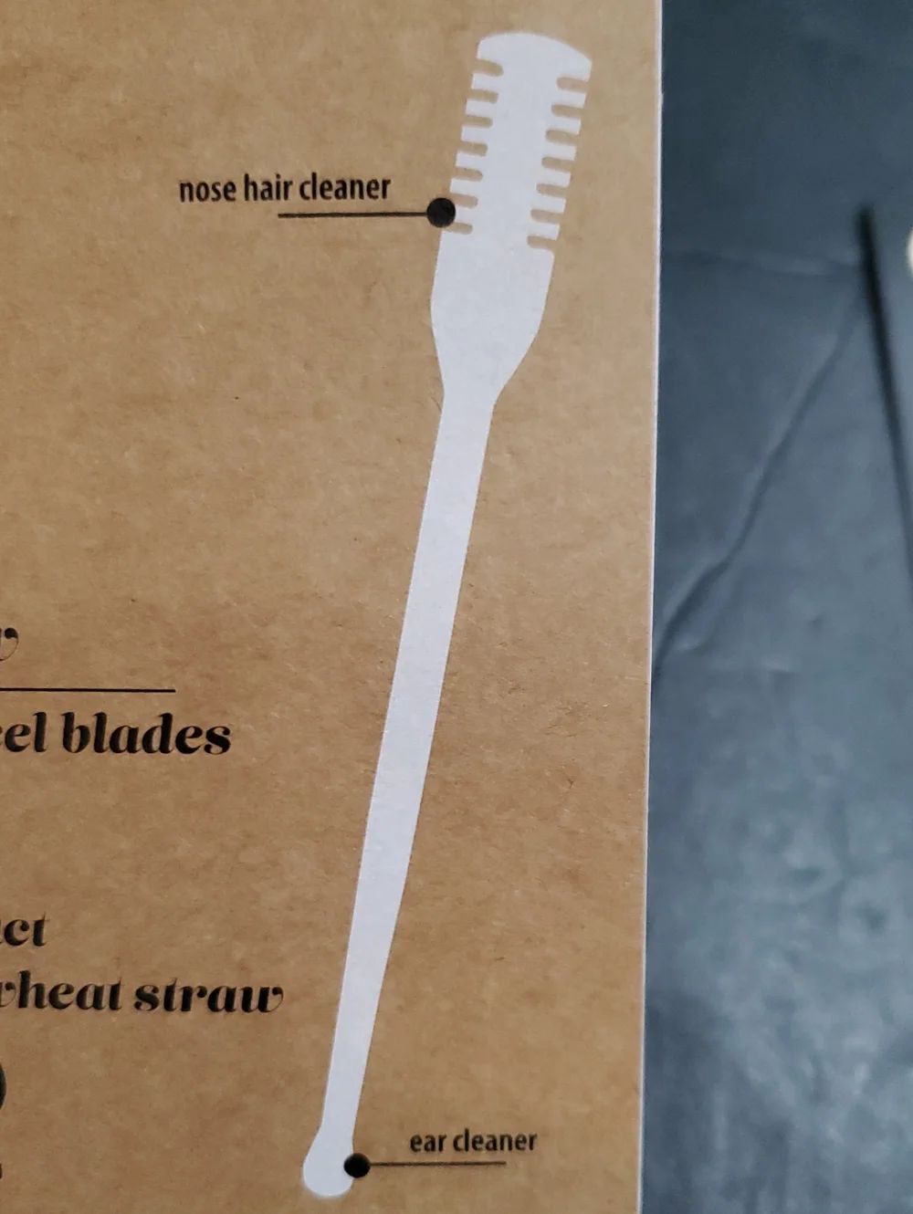 10 pack wheat straw eco friendly nose hair trimmer and ear cleaner set brand new
